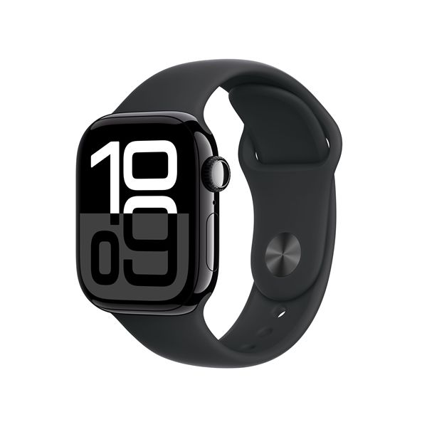 Watch Serie 10 Gps 42mm Alluminio Jet Black - Cinturino Sport Nero S/m - Apple - APP.MWWE3QL/A