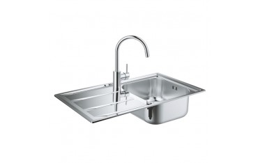 Set Lavello E Miscelatore Concetto Grohe Acciaio Inox 31570sd0 Acquista Su Hidrobrico