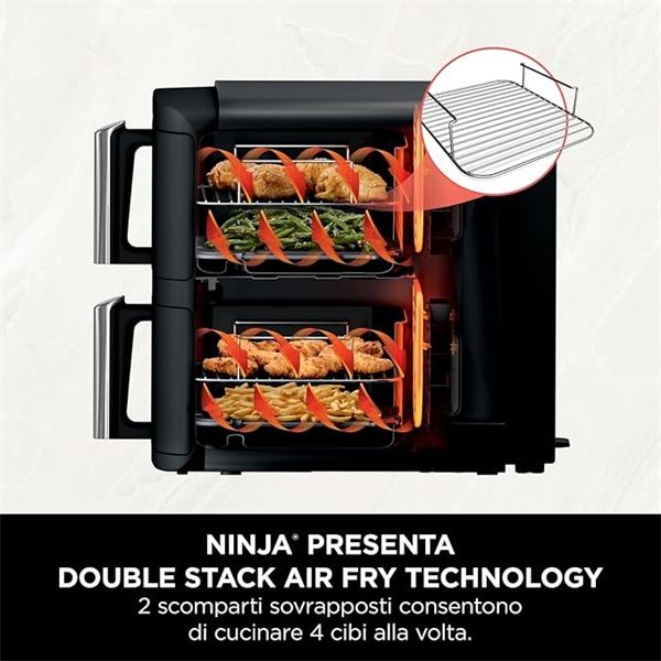 Friggitrice Ad Aria Ninja 7,6 Lt Sl300eu - Ninja - NNJ.SL300EU