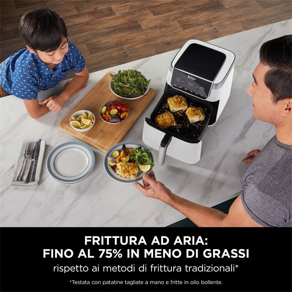 Friggitrice Ad Aria Ninja Max Pro Da 6,2 L - Bianco - Ninja - NNJ.AF180EUWH